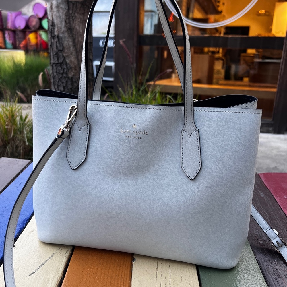 Kate Spade New York Light Gray Tote Bag